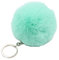 JSGHGDF 1 porte-clés pompon en forme de pompon pour filles et femmes avec pendentif de sac, accessoires de bijoux, vert clair