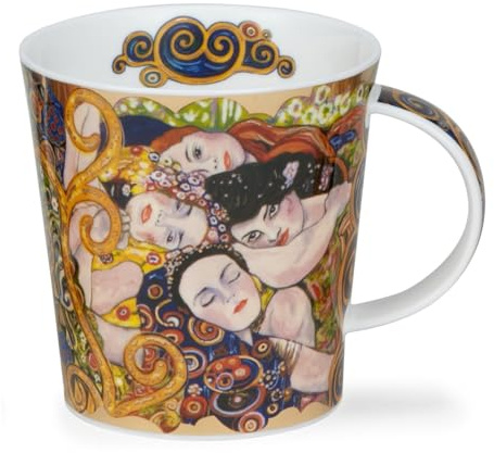 Dunoon Caingorm Belle Epoque Desire Tasse, 0,48 l, Knochenporzellan | 22 Karat Gold-Details, Feines Knochenporzellan