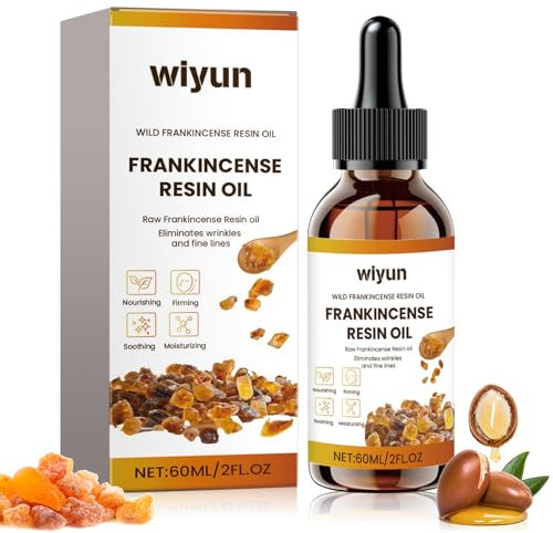 Olio Essenziale di Incenso Puro,60ml Frankincense Oil per Viso,Cura della pelle,Relax,Aromaterapia,Massaggio,Diffusore