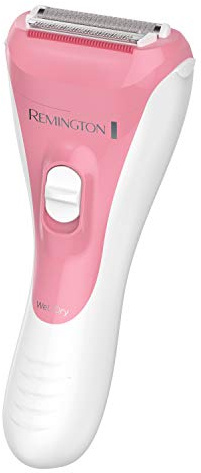 Remington WDF4821US Smooth & Silky Electric Shaver for Women, 3-Blade Cordless Foil Shaver and Bikini Trimmer for Wet or Dry Use, Pink