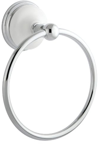 Kingston Brass BA1114C Victorian 6-Inch Towel-Ring, Polished Chrome