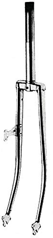 Point Sportgabel-Hi-Ten 1-Größe 28-Schaft 230 Mm-Gewinde 70 Mm Sportradgabel, Silber, 23 x 23 x 7 cm