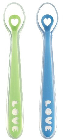 Munchkin Silicone Spoons, Colors May Vary, 2 Count by Munchkin
