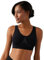 Wacoal Women's B-Smooth Seamless Padded Mid Coverage Wire Free Bralette, 835275 Bra, Black, 38