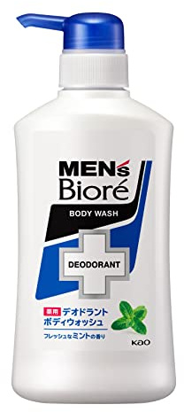 Biore Japan - Men's Biore Deodorant Body Wash fresh mint aroma body 440ml