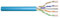 DIGITUS 305 m Cat 6A Network Cable - U-UTP Simplex - BauPVO Eca - LSZH Halogen Free - 500 MHz Copper AWG 23/1 - PoE+ Compatible - LAN Cable Installation Cable Ethernet Cable - Blue
