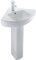 Jacob Delafon Colonne en céramique, Compatible avec lavabo Struktura, Blanc