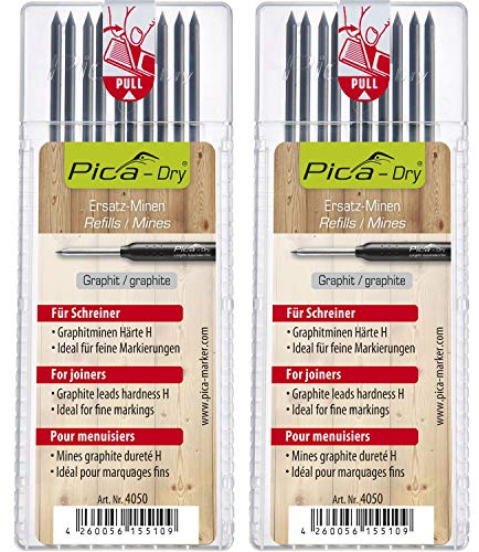 Pica PM 4050 2 FA Ersatzminen-Set Dry für Tischler SB-2
