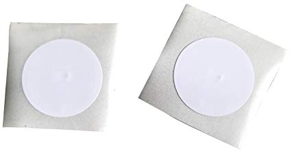 YARONGTECH NFC-Tag ntag213 Chip Sticker Rund Weiß 25mm 144 Byte 10 Stück