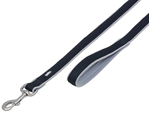 Nobby Leine Mesh Preno, grau L: 120 cm, B: 25/35 mm, 1 Stück