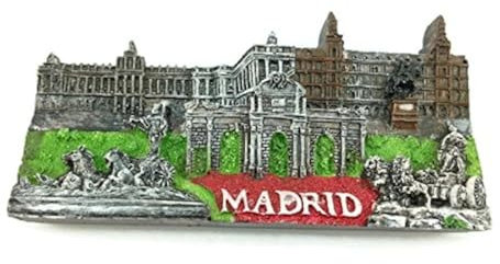 Madrid Spanien Souvenir Kollektion 3D Kühlschrank Kühlschrank Magnet Hand Made Harz