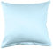 Lorena Uni Classic Mako-Satin Kissen Bezug einfarbig Baumwolle (hellblau, 40 cm x 80 cm)