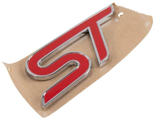 FORD 1863964 Genuine ST Red Boot Badge Rear Emblem Decal F