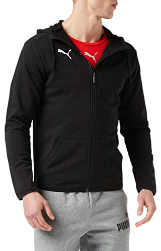 PUMA Homme Veste, Noir/Blanc, L