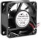 sourcingmap 60mm x 60mm x 25mm 12V DC Cooling Fan Long Life Dual Ball Bearings PC Case Fan