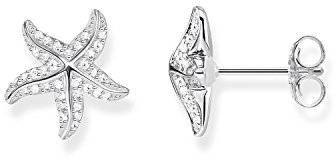 Thomas Sabo Damen Ohrringe Ohrstecker Seestern 925 Sterling Silber H2003-051-14