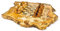 Scacchiera Rustica in Legno di olivo con Scacchi cm 40x40