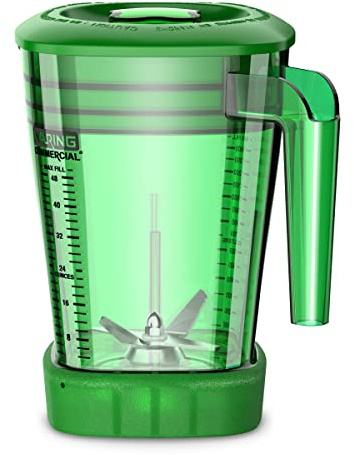 Waring DF407 - Tarro de cobre para uso con licuadora de alta potencia, capacidad de 1,4 L, 168 mm x 168 mm x 254 mm, color verde