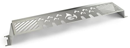 Grillrost.com Das Original Edelstahl Multistation | Warmhalterost für Weber Spirit 300er Baureihen | mit Drumstick Halterung