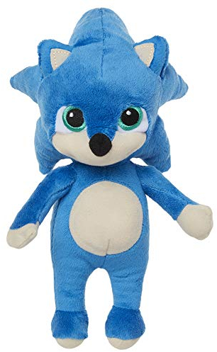 iBaste-Makeup Tasche Sonic Movie - 400284 Plüsch Baby Sonic Figur, 20 cm, Kuscheltier