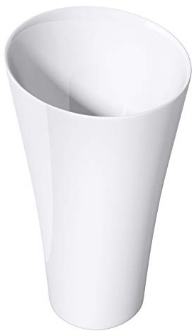 Durovin Bathrooms Luxurious Stone Resin Pedestal Basin - Round Freestanding Bathroom Sink 510mm x 510mm x 900mm (Width x Depth x Height)