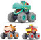 MOONTOY Jouet Voiture Bebe 1 2 3 an Garçon Fille, 3 Pièces Monster Truck Friction Voiture Enfant 2 Ans,Pull Back Voiture Jouet 10 12 18 Mois,Camion Jeux Éducatifs Cadeau Enfant 1 2 3 Ans