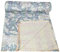 YUVANCRAFTS Indian Handmade Cotton Kantha Quilt Traditional Floral Print Twin Quilt Blanket Bedspreads Throw (Grey)