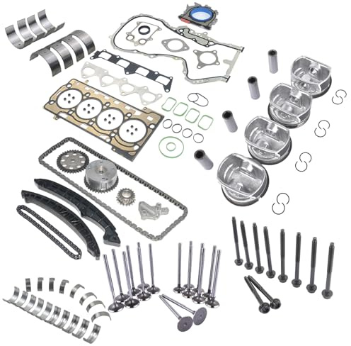 SSFL Guarnizione testata motore e kit catena distribuzione pistone sostituzione per A1 A3 Ib1za V 1T3 1.4 TFSI BLG CAVD CTH 03C107065AQ 03C109158