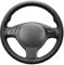 MEWANT Atmungsaktiver Lenkradbezug für BMW 3er E46 E46 / 5er Serie 2004-2005 / 5er Serie E39 2002-2003 / M3 2001-2006 / M5 2000-2003 / aus echtem Leder