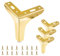 Furniture Legs, ACBungji 4 Pcs Gold Legs for Furniture Heavy Duty Sofa Table Legs Metal Diamond Modern Style DIY Replacement Triangle Furniture Feet for Chair Cabinet Cupboard Ottoman