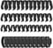 ALEKOR Microphone Stand Cable Clips - Boom Pole Cable Clips Clamp Plastic Mount - Multiple Sizes with Cable Ties (48 PCS)