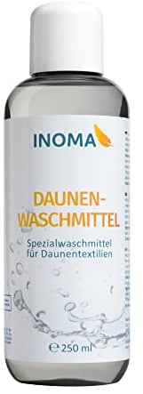 INOMA® [250ml] Daunen Waschmittel Flüssig - das sanfte Daunenwaschmittel für Jacken, Betten & mehr - Made in Germany Feinwaschmittel
