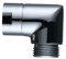 RANRAO Shower Head Elbow Adapter, 90 Degree Extension Arm, 1/2 NPT Female & Male, Matte Black, 1 Pack