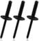 Zorveiio 50Pcs Black Aluminum Tri-Fold Exploding Pop Rivets 3/16 Large Flange,3/16''x4/5'' Large Head Tri Grip Pop Blind Rivets,Exploding Rivets for Kayak,Automotive & Furniture