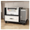 GRFIT CPU-Ständer Zentralprozessor Stand Pc. Wagen Pc. Halter Turmständer mit 4 Caster Rolling Rädern Desktop Bodenständer for Büro Home, Vier Farben Computer-Tower-Ständer (Color : Schwarz)