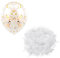 Gatuida Tissue Paper Confetti Latex Balloon Party Decorations Balloon Accessories Circle Paper Confetti (1cm/50g,White)