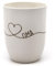 Mea-Living Tasse mit Henkel OMA Herz, 500ml, Becher mit Spruch, Geschenkidee für Omi, Spruchtasse