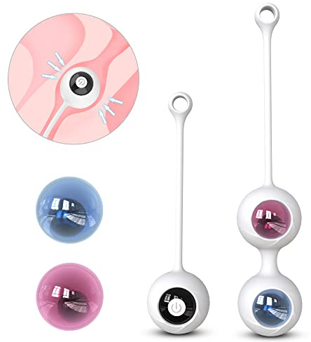 9 Modalità di Màssaggio Silicone Kēgēl Bàll 2 in 1 Palline con Telecomando Per il Pelvico Palline per Donna, Ricaricabile,Impermeabile,Liscio,Controllo della Vescica ed Esercizi del Pavimento Pelvico
