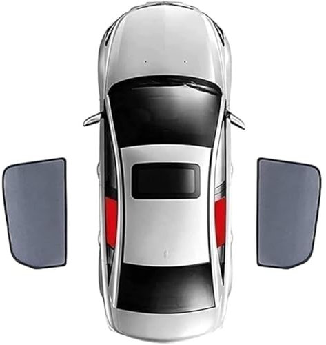 CHUANYAO Parasol Coche Lateral Ventana para Kia Sportage 2017-2023,Parasol Magnético Coche Marco Cortina Parabrisas Delantero Coche Sombrilla,protección UV Fácil Instalación,2pcsrear