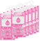 Boadw 10 x 230 g Deshumidificador colgante con fragancia, armario absorbente de humedad para sótanos, dormitorios, baños, antihumedad, antimoho, desodorizante bolsa desodorizante – aroma a rosa
