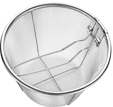 PHENOFICE Per Friggere in Acciaio Inossidabile Antiaderente Per Cucina Per Snack Fritti Adatto Per Pollo Fritto e Patatine