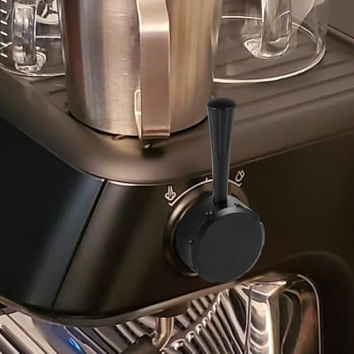 Snap-On-Magnete Dampfhebel V2 Magnetischer Dampfhebel zum Aufstecken Kaffeemaschinen-Dampfhebel Zerlegungsfreier Dampfhebel passend für Breville Sage Barista Express Espressomaschinen (Schwarz)