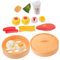 Warmhm Kinderküchen-spielsets - Rollenspiel-essensset - Lernspielzeug - Kunststoff-kleinkindspielzeug -