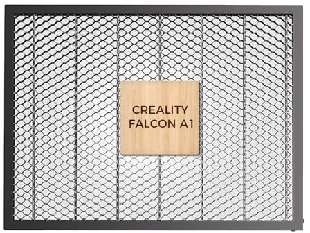 Creality Waben-Arbeitstisch, 460 x 346 mm Waben-Arbeitsfläche für Falcon A1, Waben-Arbeitsplatte für schnelle Wärmeableitung und Schutz der Arbeitsfläche, 46 x 345 x 1,5 cm