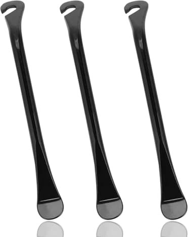 AUXHCYL Reifenheber Fahrrad Metall, 3 Stücke Fahrrad Reifenheber, Stark Robust Ahrradreifen Heber, Schwarz