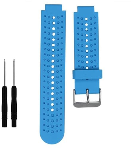 HXFFXHF Weiches Silikonersatzbandgurt für Garmin Forerunner 220/230/235 Armband Armband für Garmin 620 630 735 Ansatz S20 S5