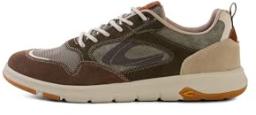camel active Herren Leichte Sneaker aus Leder und Textil Khaki, menswear-47