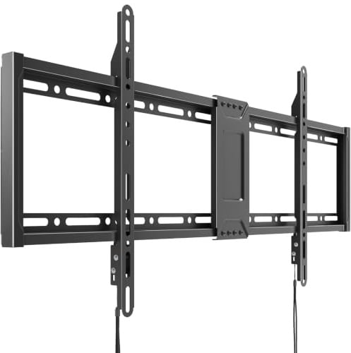 Universal TV-Wandhalterung 43-100 Zoll Feste - Flache TV Halterung bis 75kg, VESA 800x400 kompatibel, Für Wohnzimmer & Büro, Schwarz
