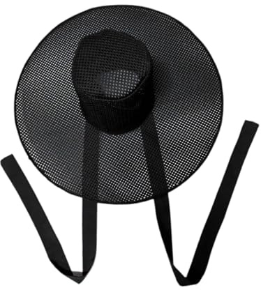 MotiveTech Korean Gat Hut Kostüm Hut Joseon Dynastie mit Band Und Mesh Kappe Aus Synthetischen Fasern für Herren für Aufführung Bühne Historische Szene Party