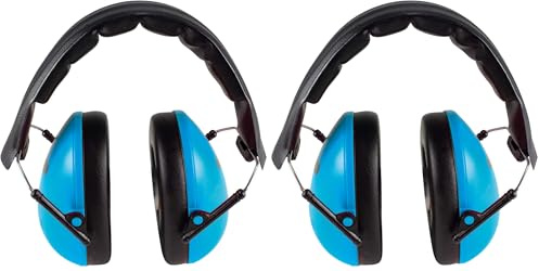 Stylex 42300 - Gehörschutz SX-4230 Stilles Lernen in blau, variabel verstellbar, faltbar, gepolsterte Kopfbügel, Kopfhörer für Kinder ab 6 Jahre, ideal beim Lernen und für Schule, Konzerte und Stadion